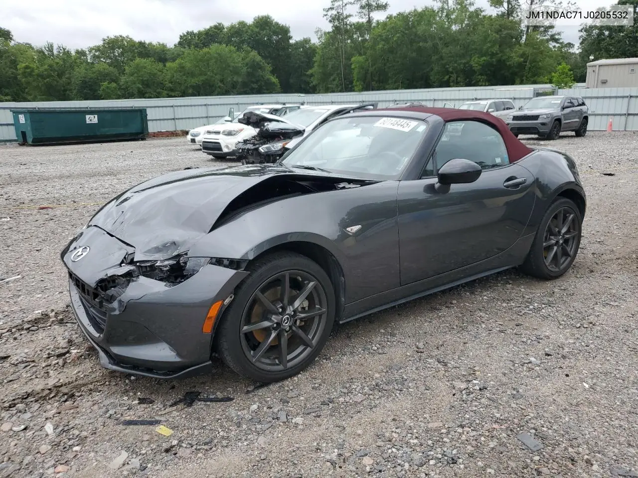2018 Mazda Mx-5 Miata Club VIN: JM1NDAC71J0205532 Lot: 60148445