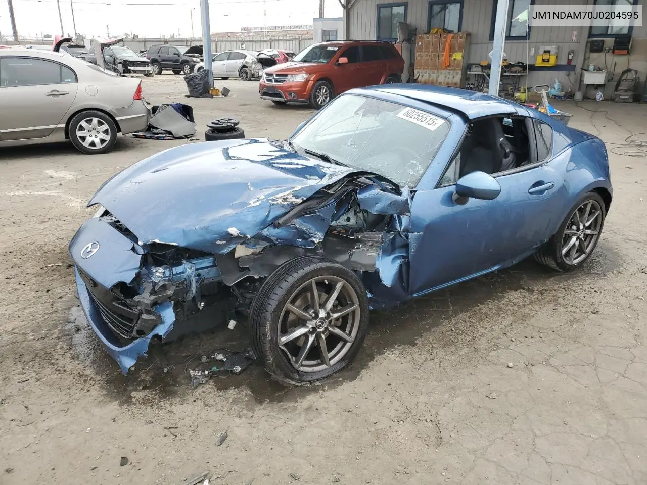 2018 Mazda Mx-5 Miata Grand Touring VIN: JM1NDAM70J0204595 Lot: 60255515