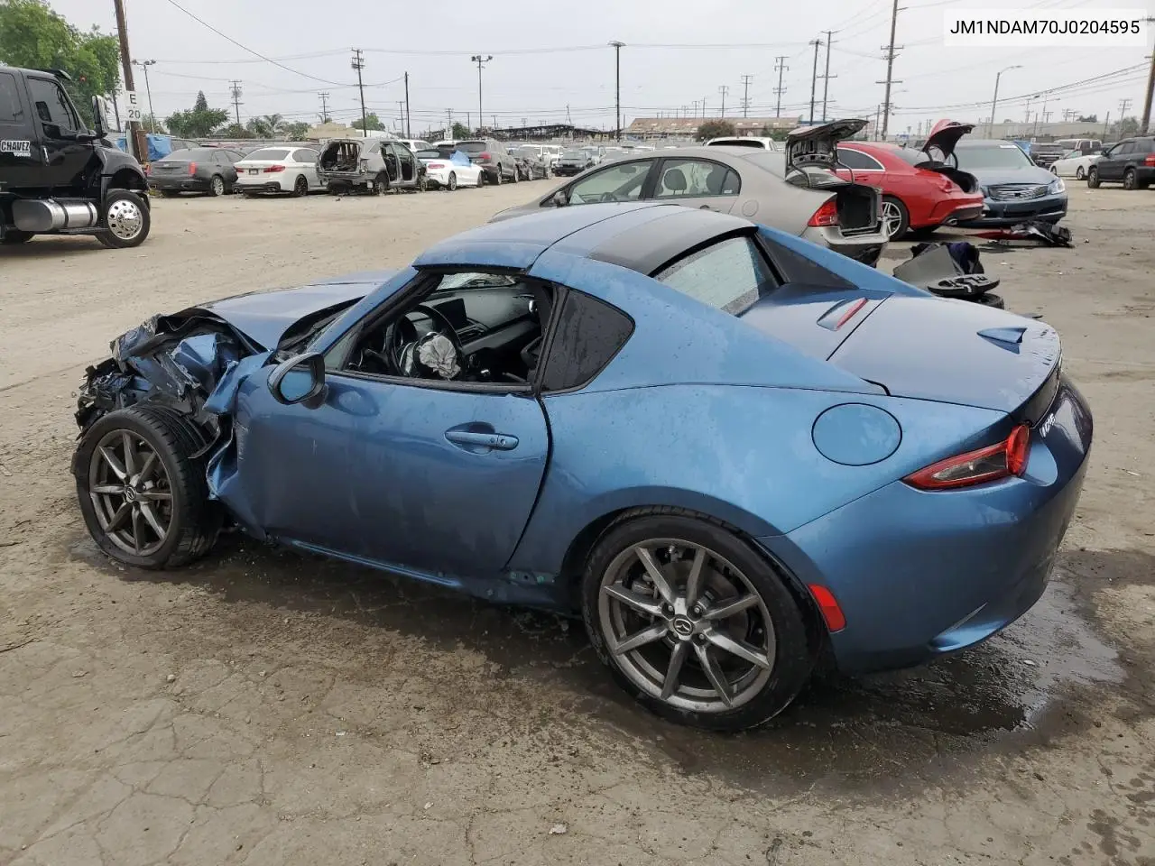 2018 Mazda Mx-5 Miata Grand Touring VIN: JM1NDAM70J0204595 Lot: 60255515