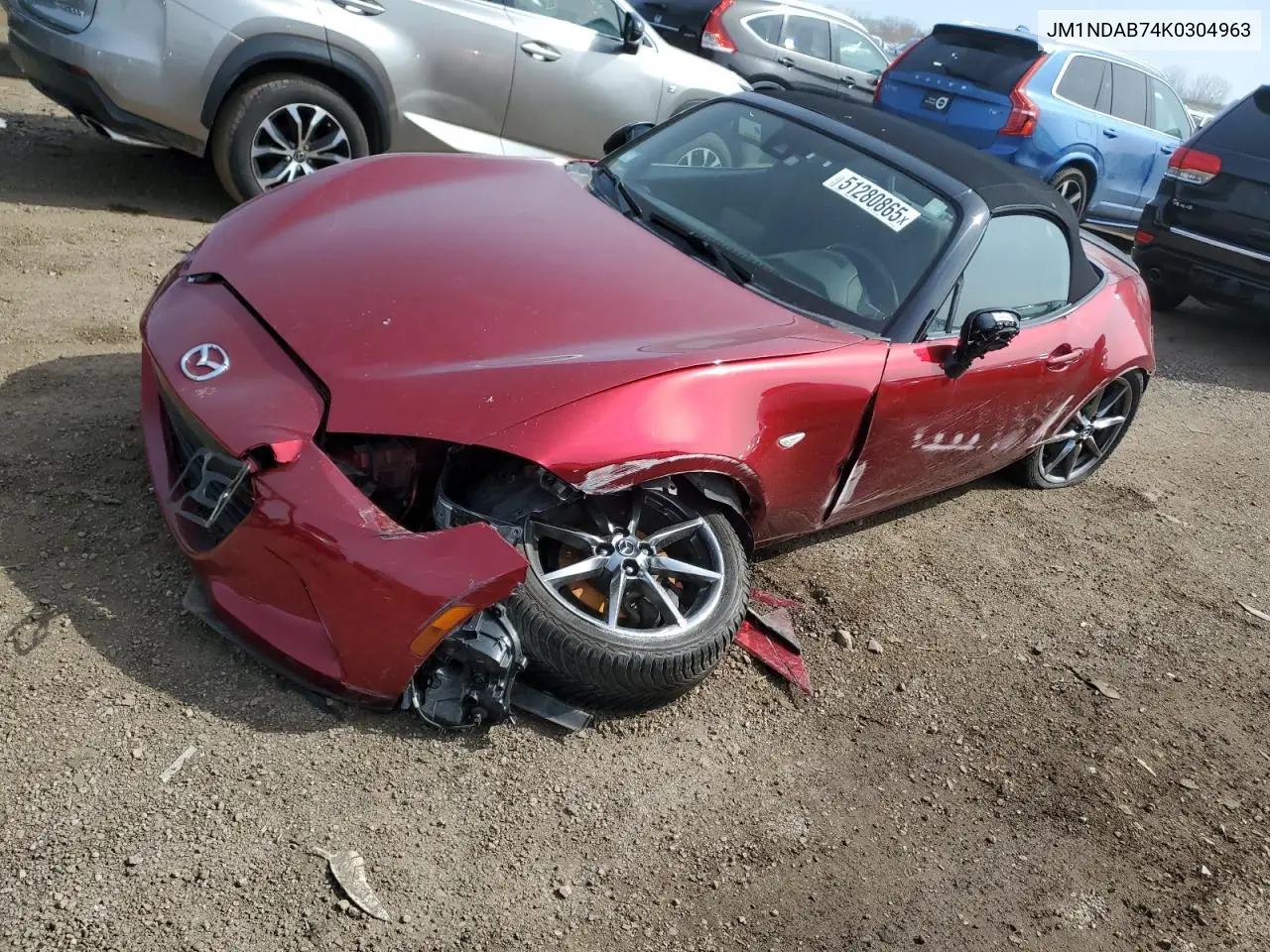 2019 Mazda Mx-5 Miata Sport VIN: JM1NDAB74K0304963 Lot: 51280865