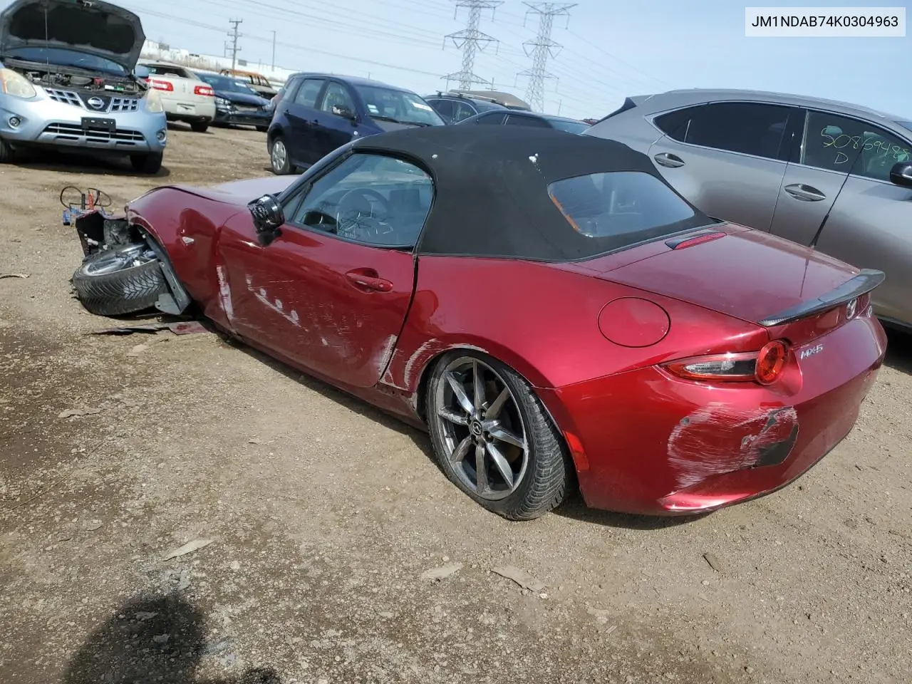 2019 Mazda Mx-5 Miata Sport VIN: JM1NDAB74K0304963 Lot: 51280865