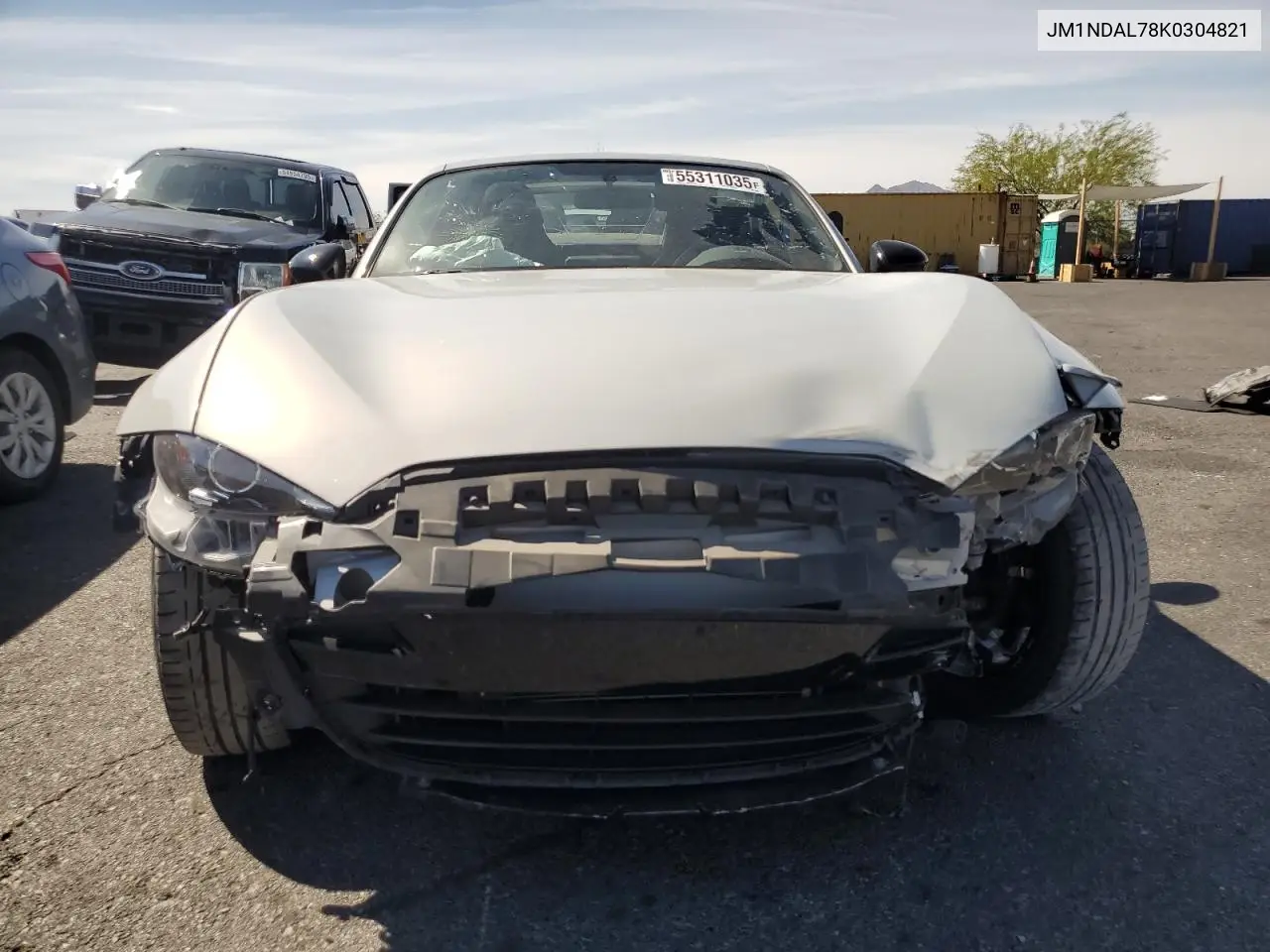 2019 Mazda Mx-5 Miata Club VIN: JM1NDAL78K0304821 Lot: 55311035