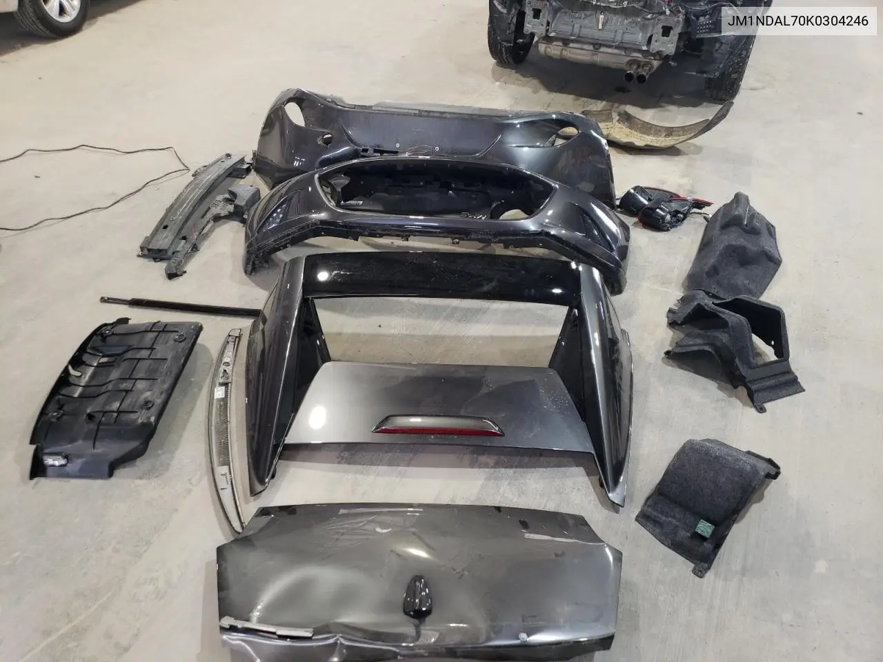 2019 Mazda Mx-5 Miata Club VIN: JM1NDAL70K0304246 Lot: 55688975