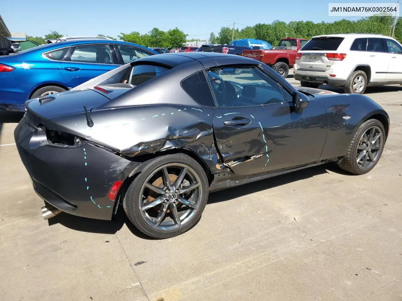 2019 Mazda Mx-5 Miata Grand Touring VIN: JM1NDAM76K0302564 Lot: 55766575