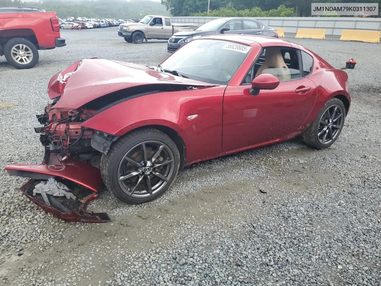 2019 Mazda Mx-5 Miata Grand Touring VIN: JM1NDAM79K0311307 Lot: 56828685