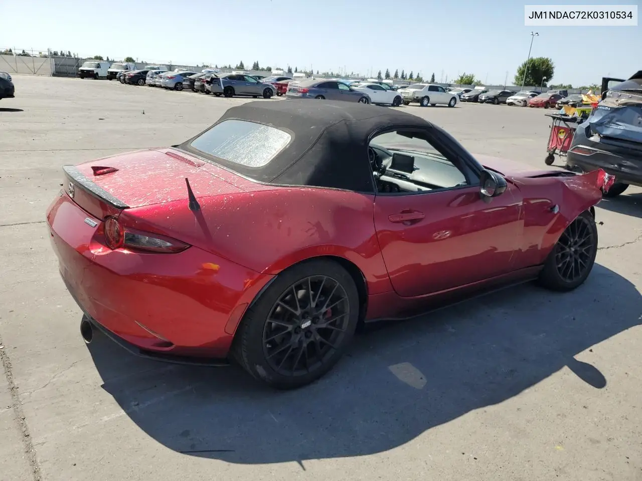 2019 Mazda Mx-5 Miata Club VIN: JM1NDAC72K0310534 Lot: 60698495
