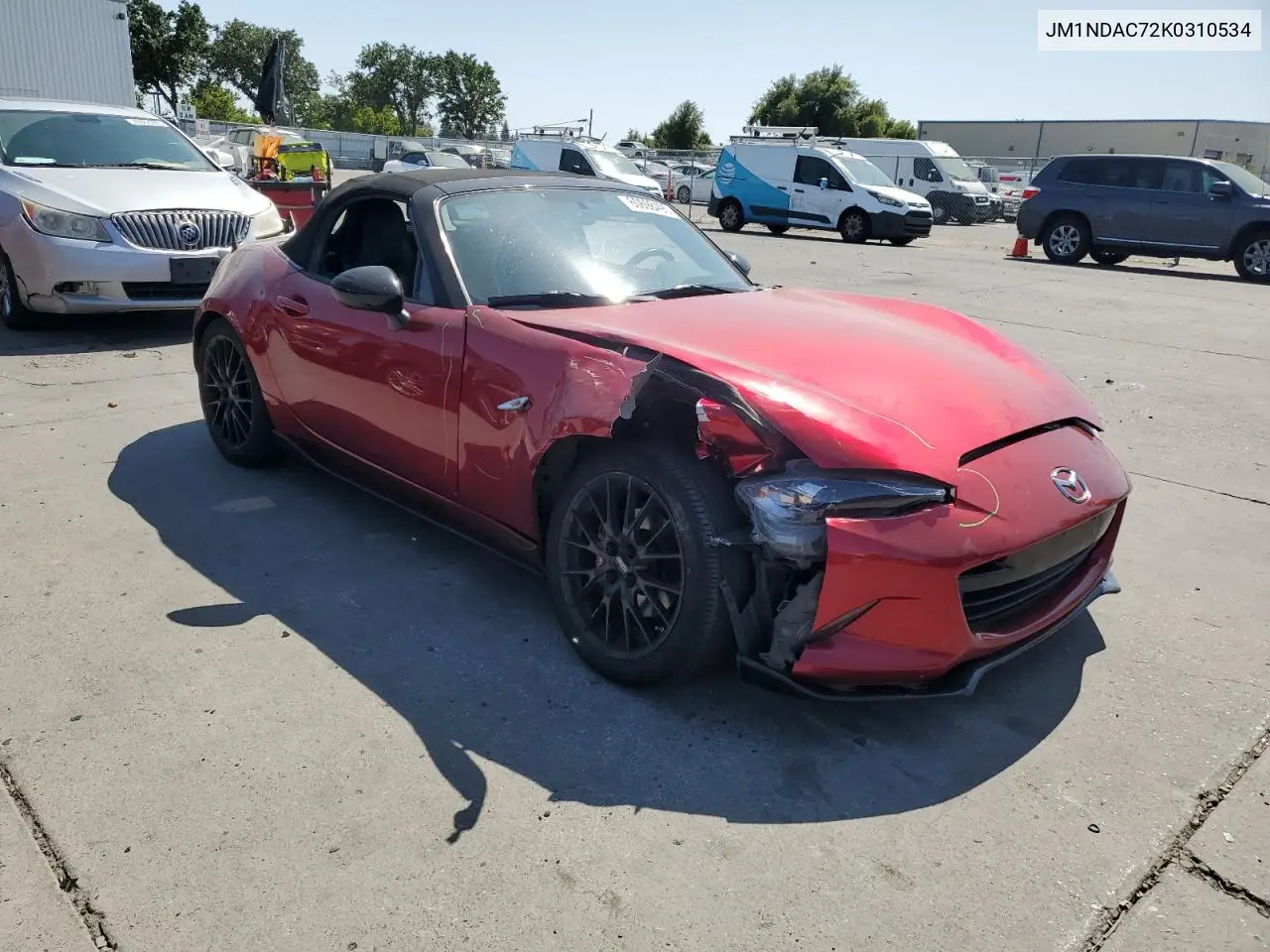 2019 Mazda Mx-5 Miata Club VIN: JM1NDAC72K0310534 Lot: 60698495