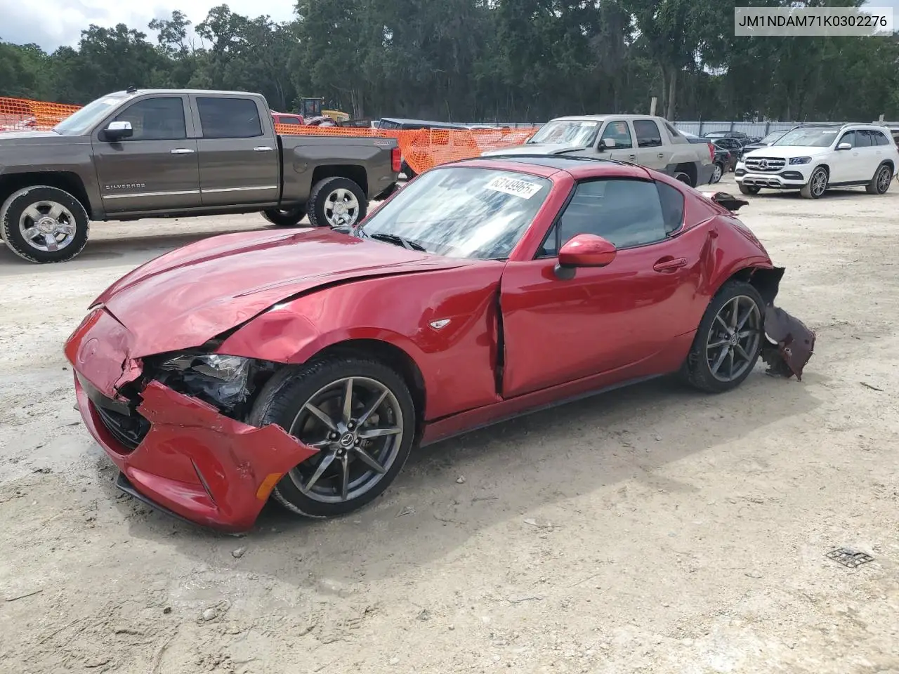 2019 Mazda Mx-5 Miata Grand Touring VIN: JM1NDAM71K0302276 Lot: 63149965