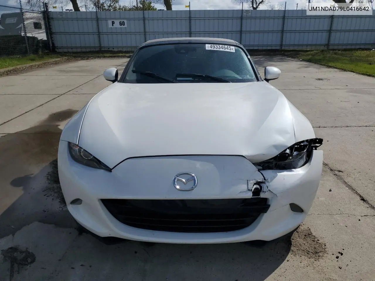 2020 Mazda Mx-5 Miata Grand Touring VIN: JM1NDAD79L0416642 Lot: 49334645