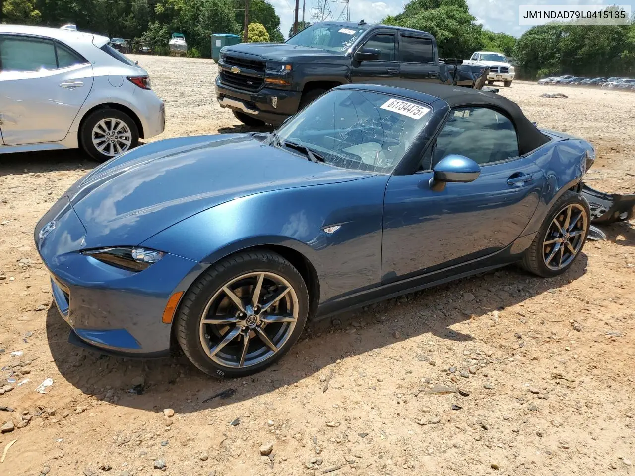 2020 Mazda Mx-5 Miata Grand Touring VIN: JM1NDAD79L0415135 Lot: 61734475
