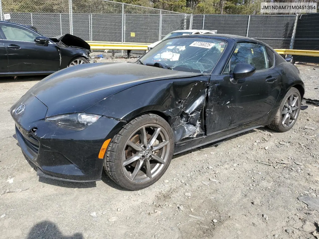 2021 Mazda Mx-5 Miata Grand Touring VIN: JM1NDAM71M0451354 Lot: 47756025