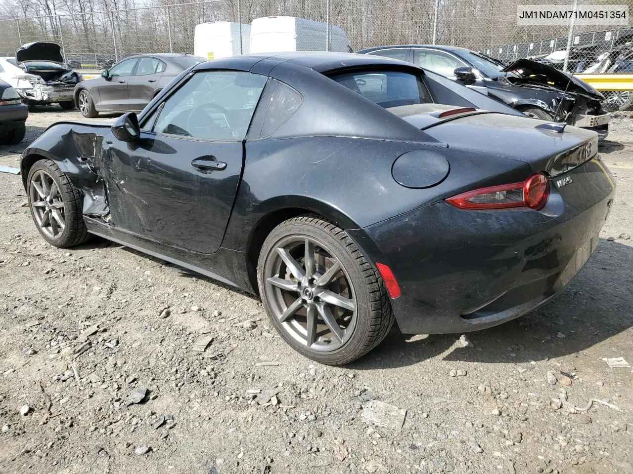 2021 Mazda Mx-5 Miata Grand Touring VIN: JM1NDAM71M0451354 Lot: 47756025