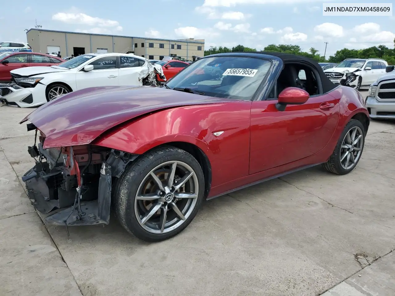 2021 Mazda Mx-5 Miata Grand Touring VIN: JM1NDAD7XM0458609 Lot: 55657955