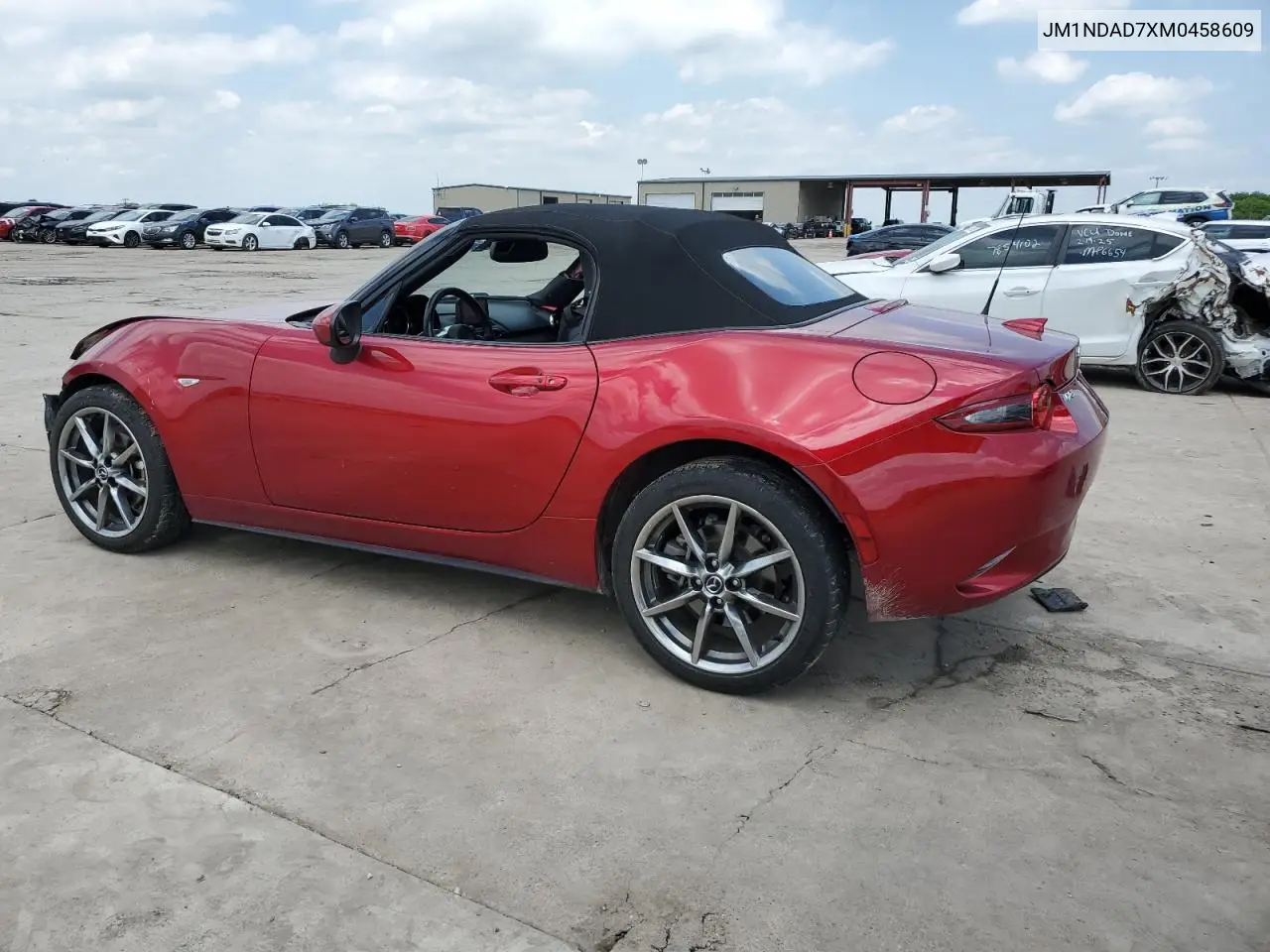 2021 Mazda Mx-5 Miata Grand Touring VIN: JM1NDAD7XM0458609 Lot: 55657955