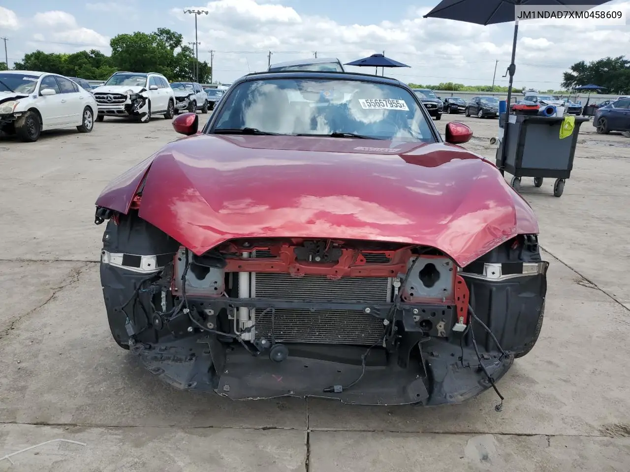 2021 Mazda Mx-5 Miata Grand Touring VIN: JM1NDAD7XM0458609 Lot: 55657955