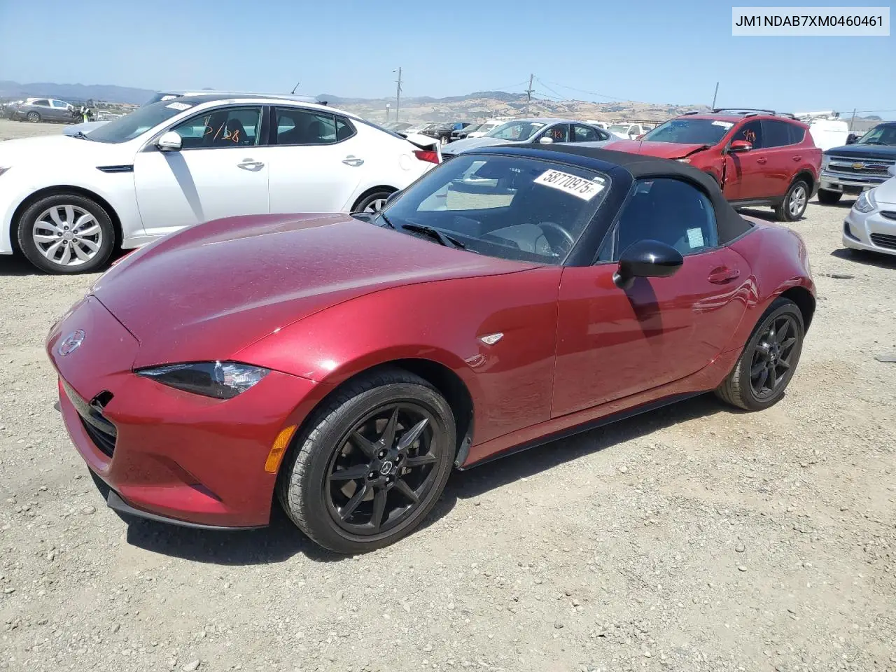 2021 Mazda Mx-5 Miata Sport VIN: JM1NDAB7XM0460461 Lot: 58770975