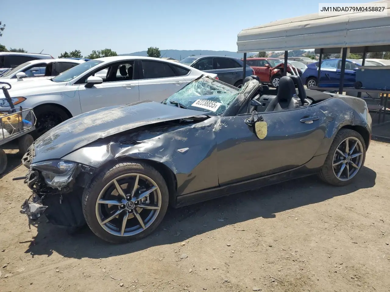 2021 Mazda Mx-5 Miata Grand Touring VIN: JM1NDAD79M0458827 Lot: 62238855