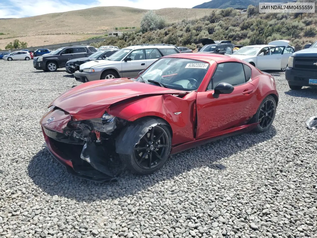 2021 Mazda Mx-5 Miata Club VIN: JM1NDAL74M0455559 Lot: 63622025