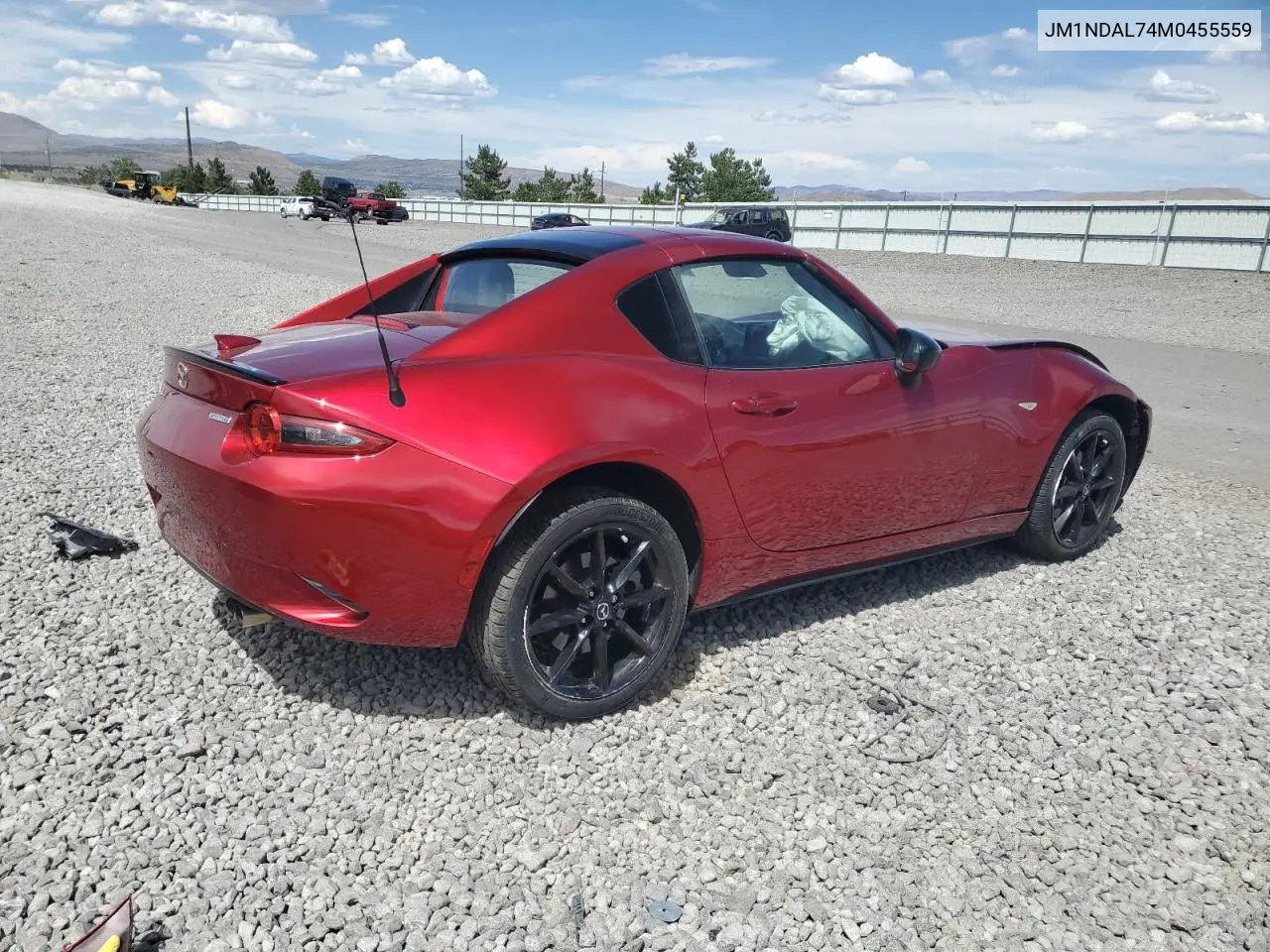 2021 Mazda Mx-5 Miata Club VIN: JM1NDAL74M0455559 Lot: 63622025