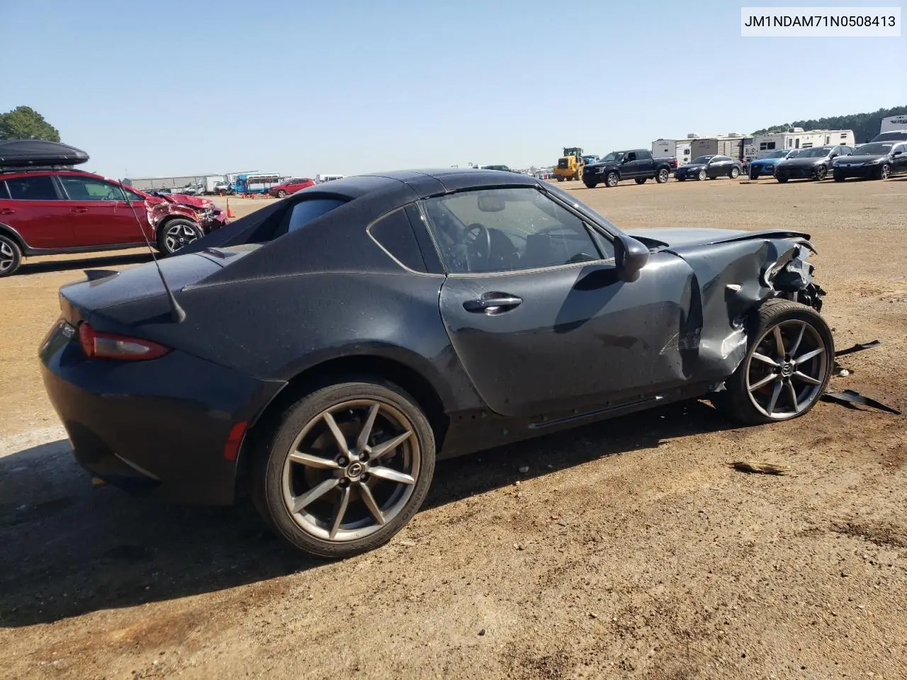 2022 Mazda Mx-5 Miata Grand Touring VIN: JM1NDAM71N0508413 Lot: 52321325