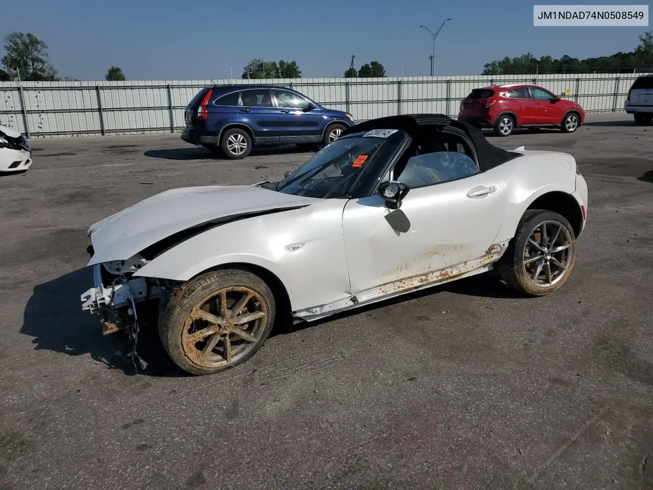 2022 Mazda Mx-5 Miata Grand Touring VIN: JM1NDAD74N0508549 Lot: 52900145