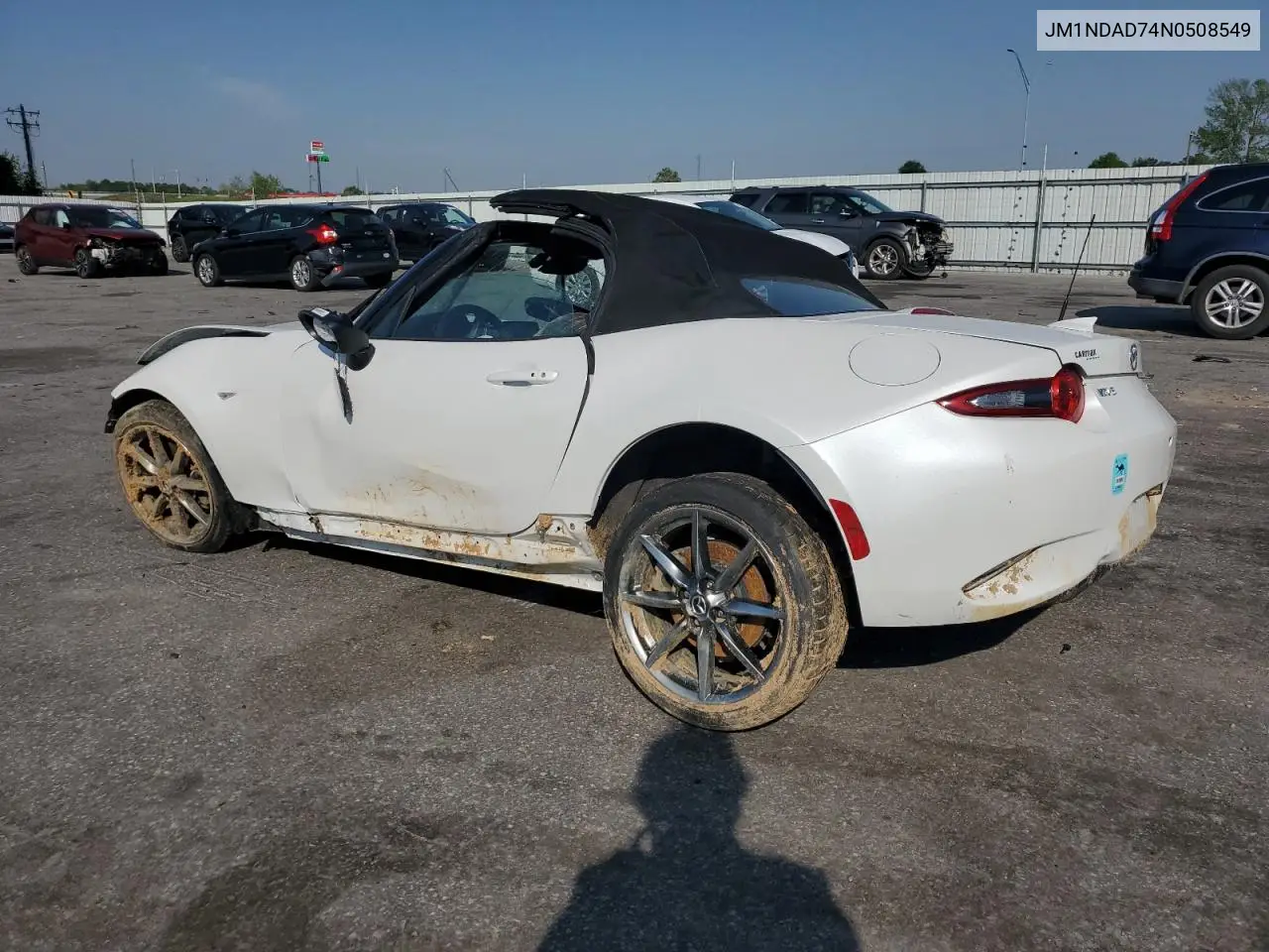 2022 Mazda Mx-5 Miata Grand Touring VIN: JM1NDAD74N0508549 Lot: 52900145