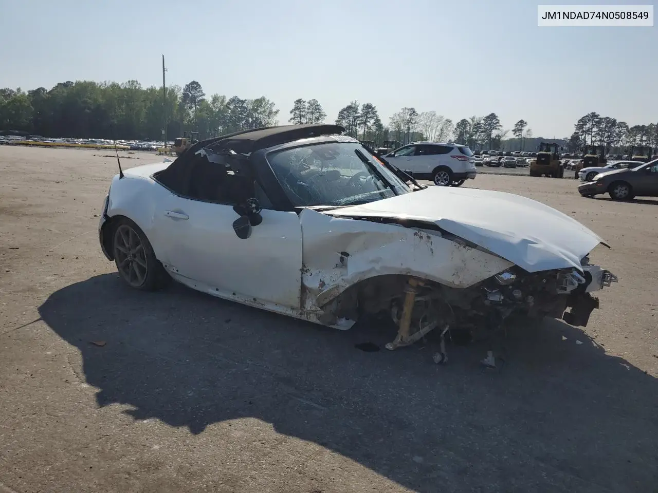 2022 Mazda Mx-5 Miata Grand Touring VIN: JM1NDAD74N0508549 Lot: 52900145