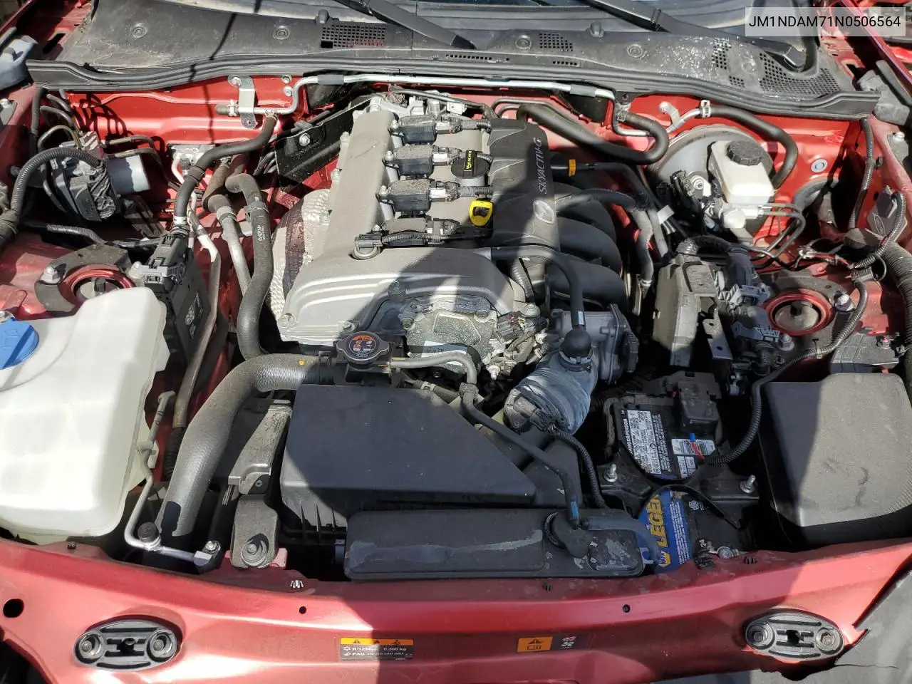 2022 Mazda Mx-5 Miata Grand Touring VIN: JM1NDAM71N0506564 Lot: 54540235