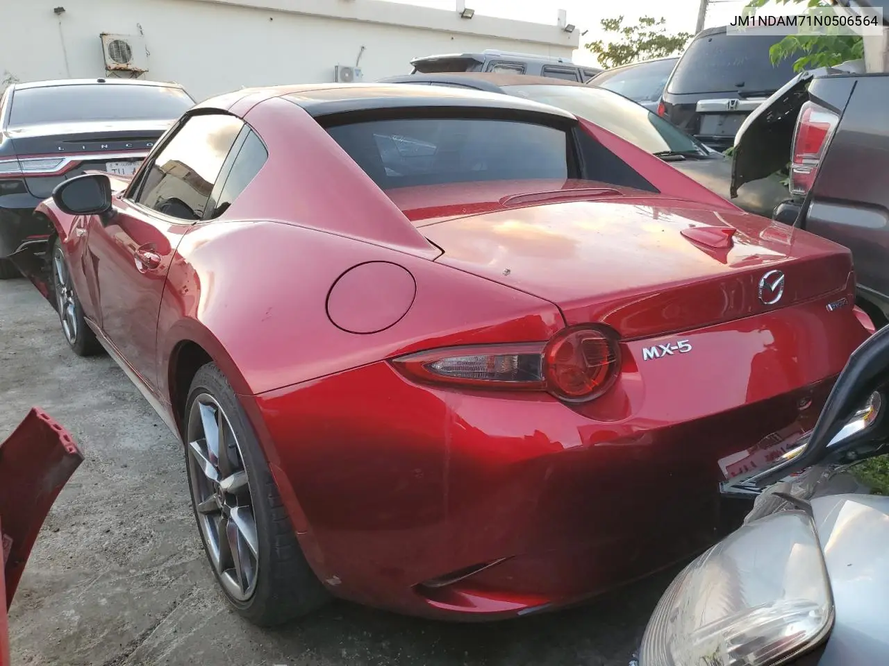 2022 Mazda Mx-5 Miata Grand Touring VIN: JM1NDAM71N0506564 Lot: 54540235