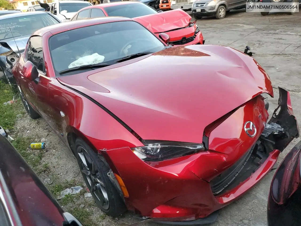 2022 Mazda Mx-5 Miata Grand Touring VIN: JM1NDAM71N0506564 Lot: 54540235