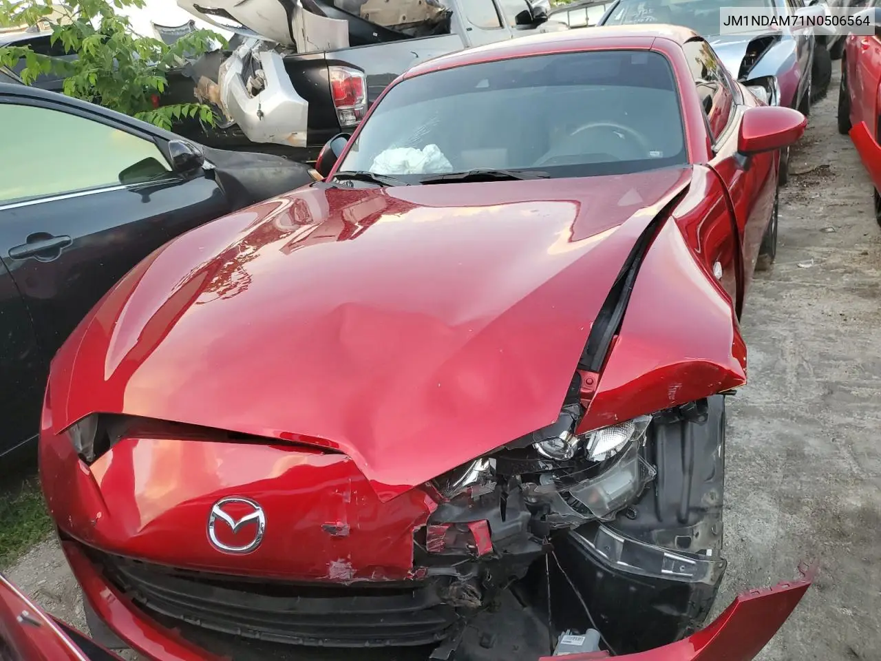 2022 Mazda Mx-5 Miata Grand Touring VIN: JM1NDAM71N0506564 Lot: 54540235