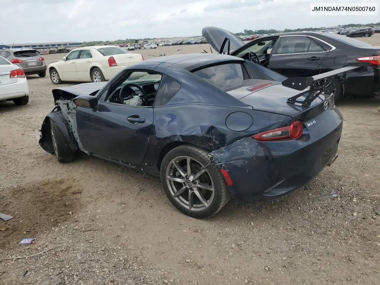 2022 Mazda Mx-5 Miata Grand Touring VIN: JM1NDAM74N0500760 Lot: 55013735
