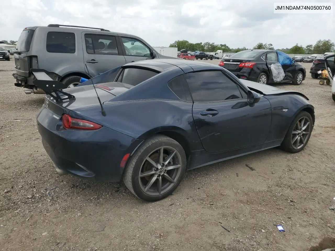 2022 Mazda Mx-5 Miata Grand Touring VIN: JM1NDAM74N0500760 Lot: 55013735