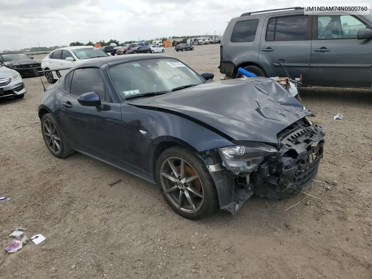 2022 Mazda Mx-5 Miata Grand Touring VIN: JM1NDAM74N0500760 Lot: 55013735