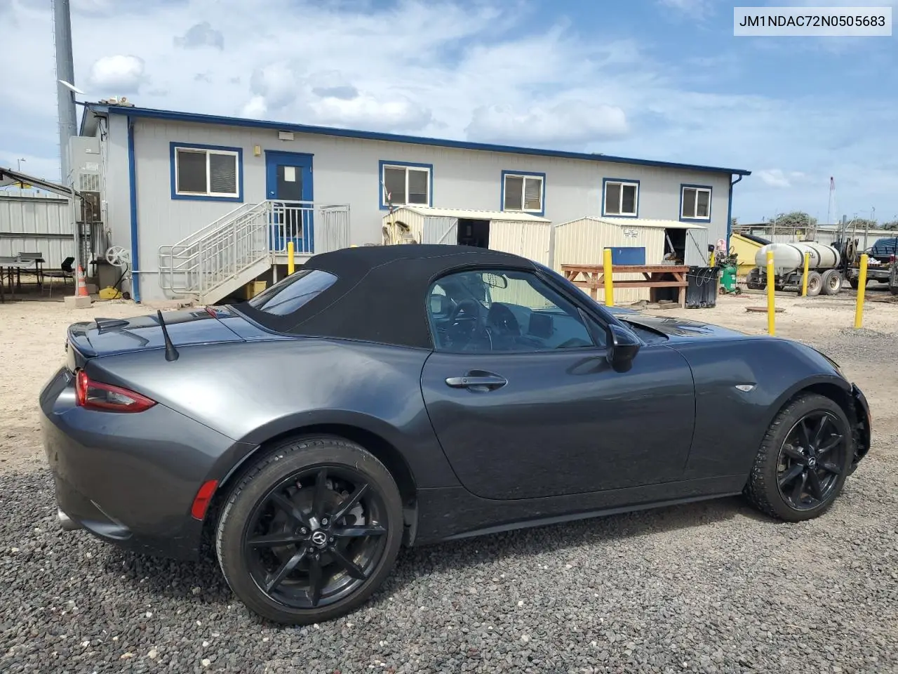 2022 Mazda Mx-5 Miata Club VIN: JM1NDAC72N0505683 Lot: 55860525