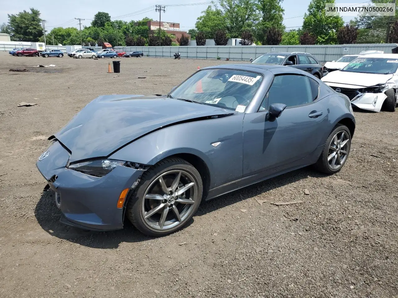 2022 Mazda Mx-5 Miata Grand Touring VIN: JM1NDAM77N0500266 Lot: 60054435