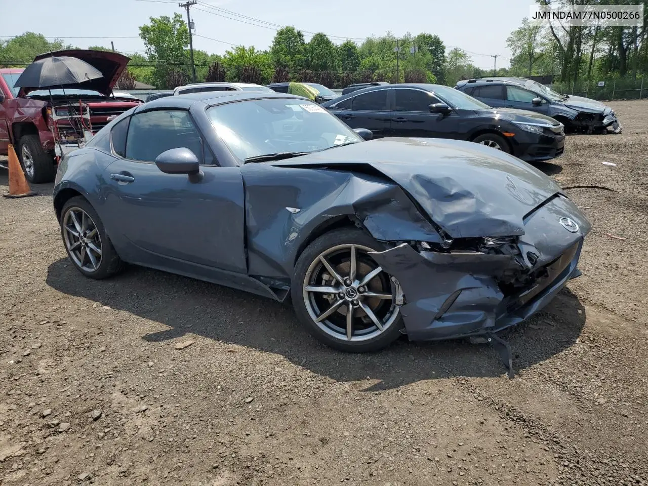 2022 Mazda Mx-5 Miata Grand Touring VIN: JM1NDAM77N0500266 Lot: 60054435