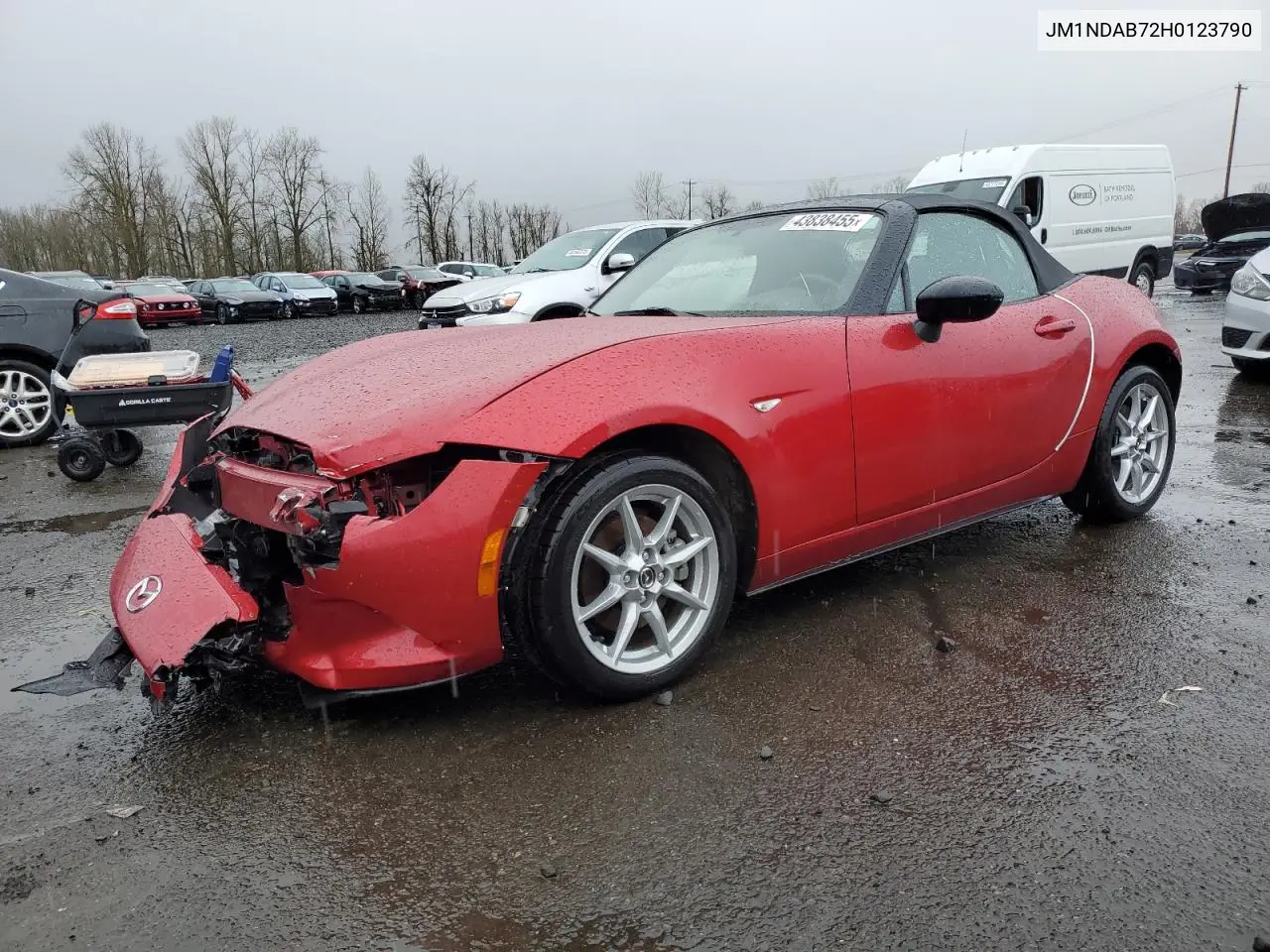 2017 Mazda Mx-5 Miata Sport VIN: JM1NDAB72H0123790 Lot: 43838455
