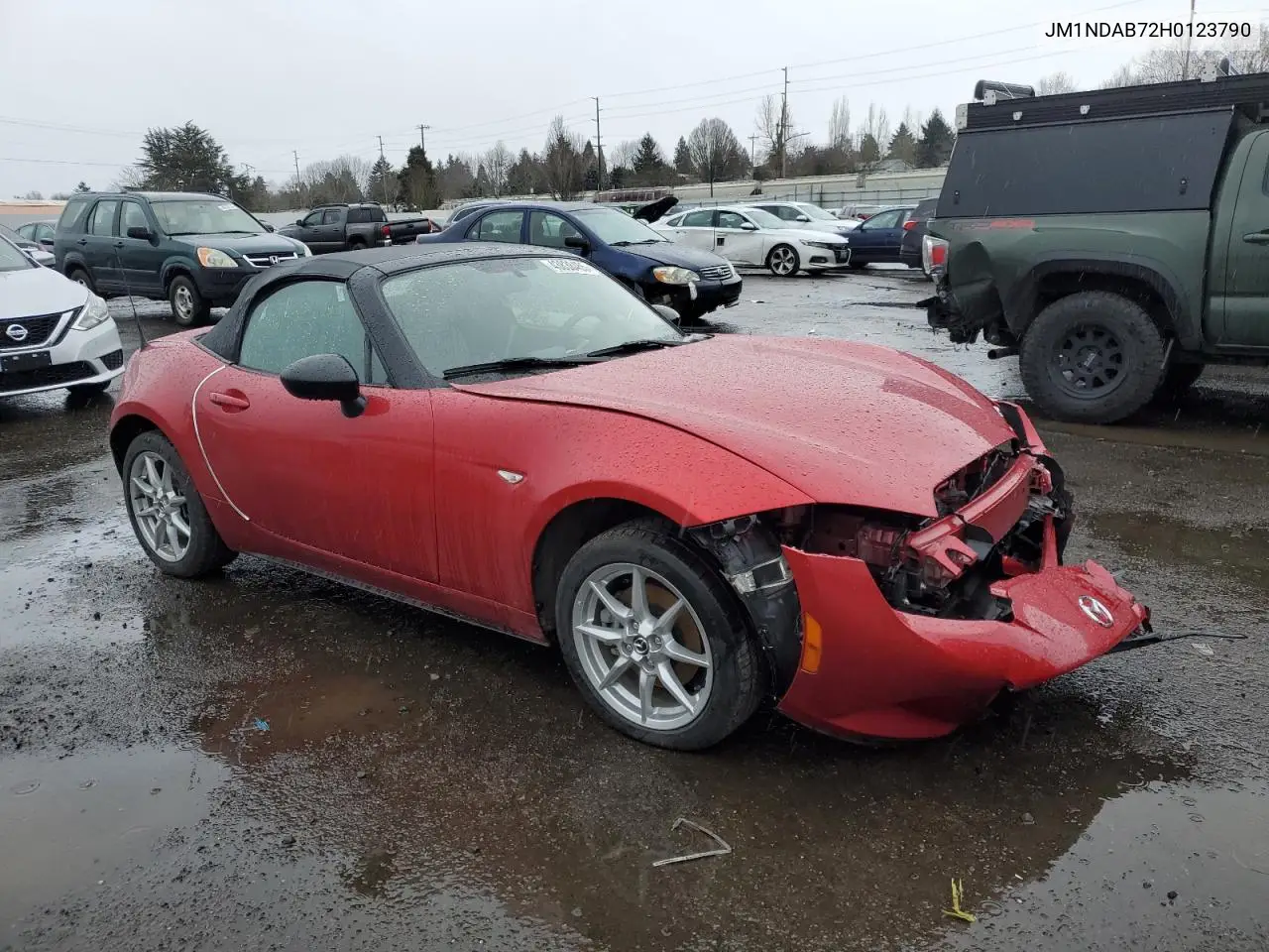 2017 Mazda Mx-5 Miata Sport VIN: JM1NDAB72H0123790 Lot: 43838455