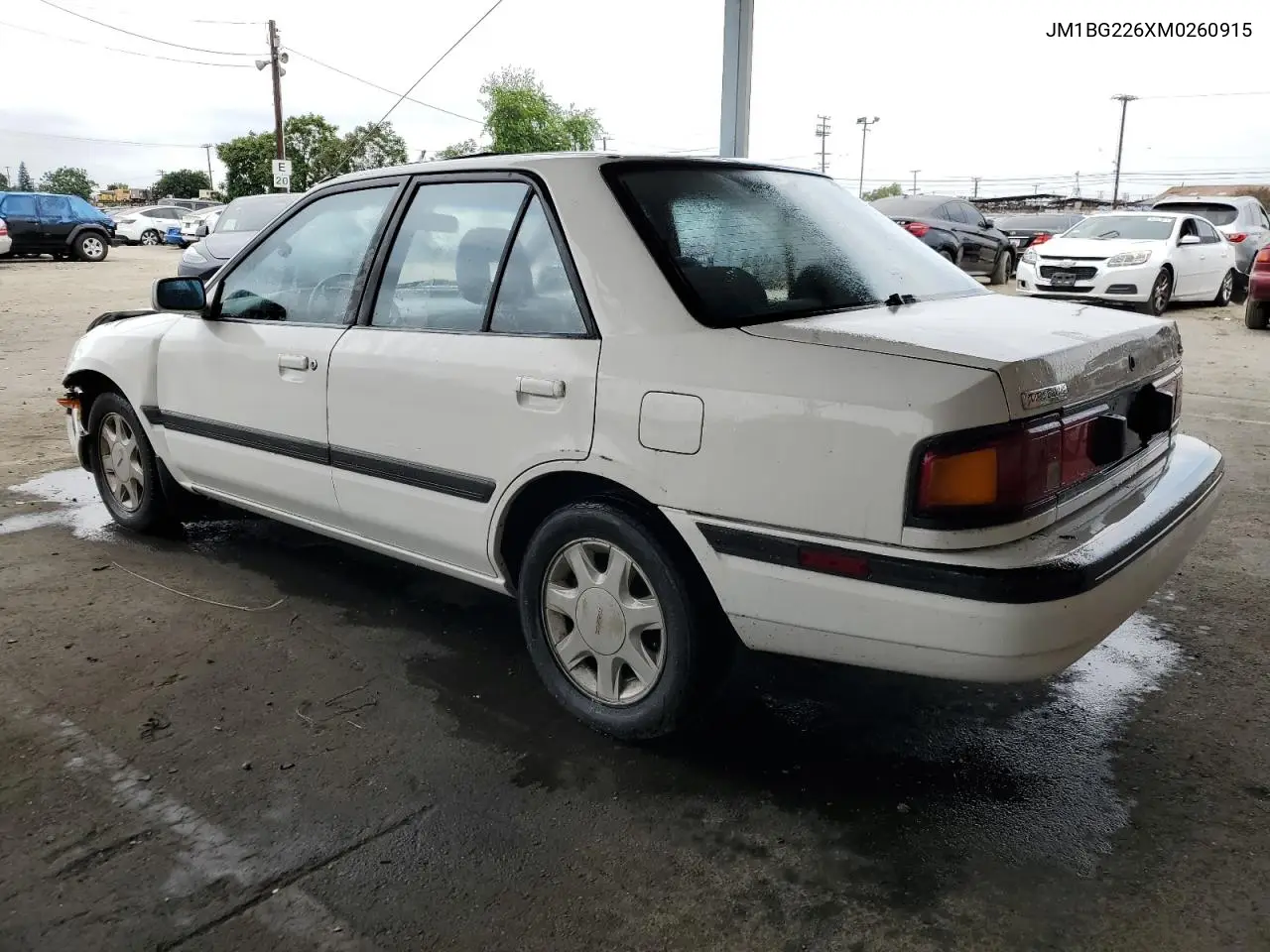 1991 Mazda Protege Lx VIN: JM1BG226XM0260915 Lot: 58431315
