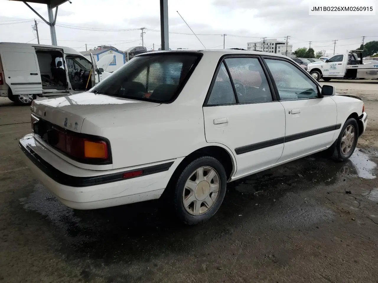 1991 Mazda Protege Lx VIN: JM1BG226XM0260915 Lot: 58431315