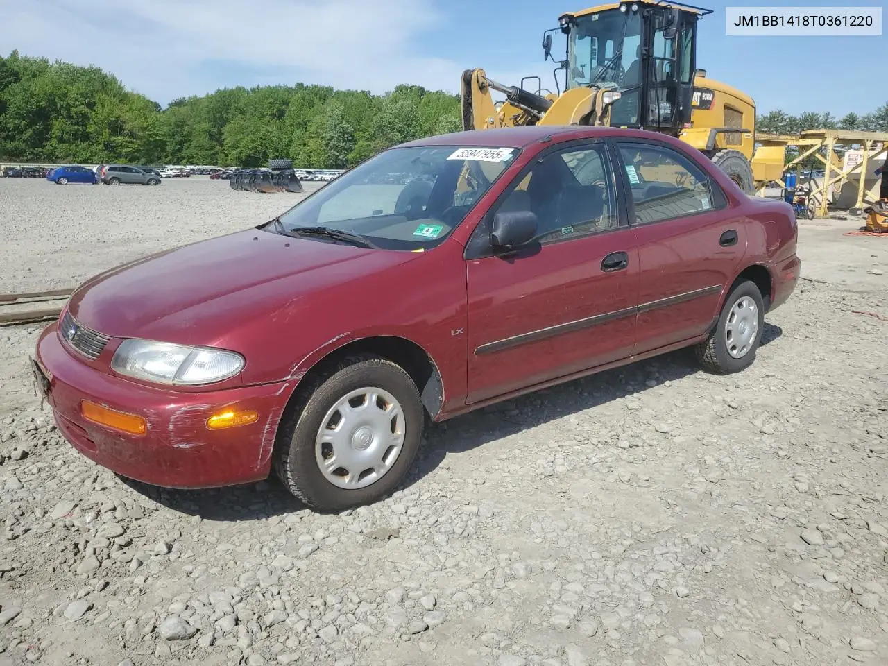1996 Mazda Protege Dx VIN: JM1BB1418T0361220 Lot: 55947955