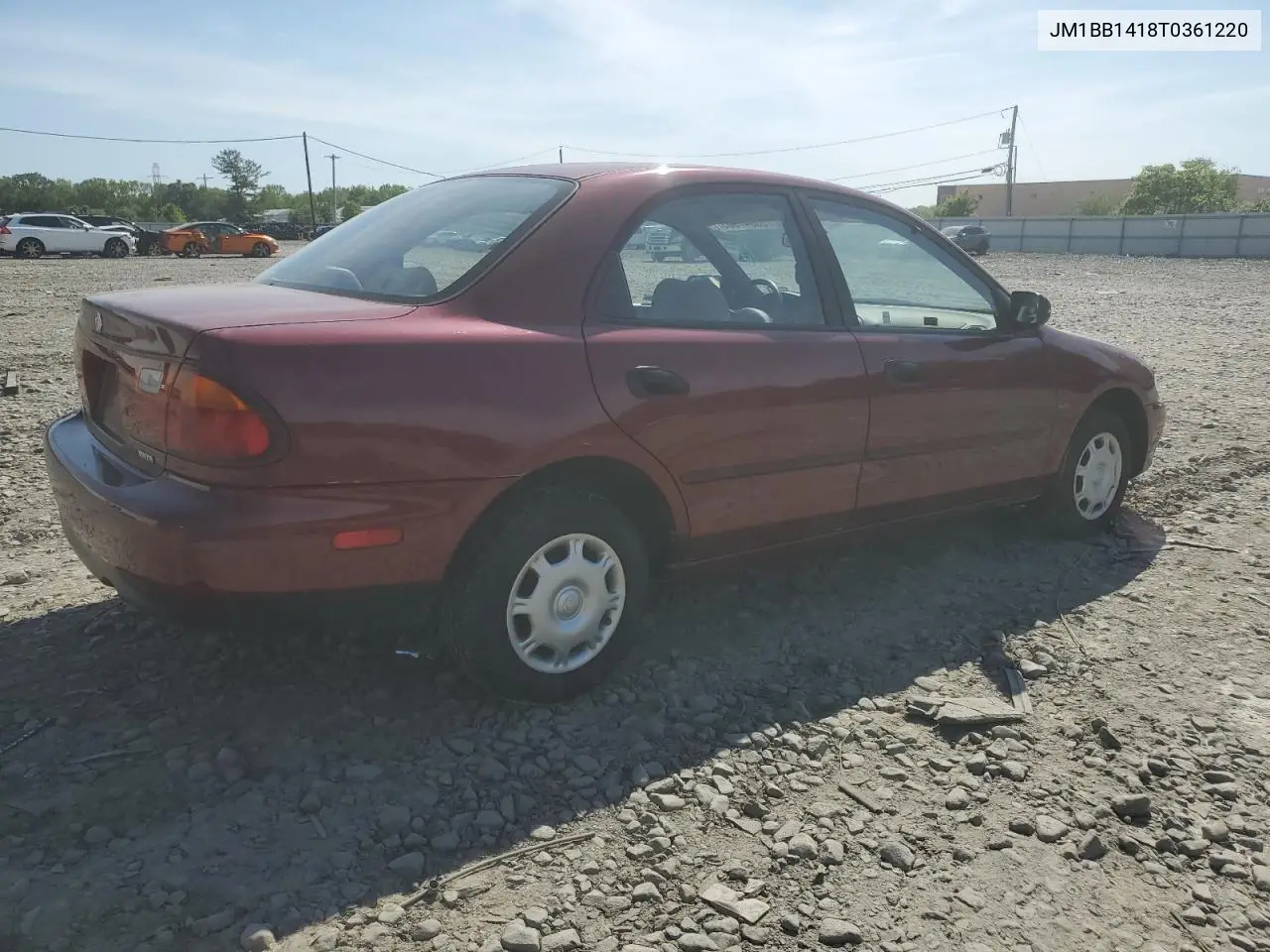 1996 Mazda Protege Dx VIN: JM1BB1418T0361220 Lot: 55947955