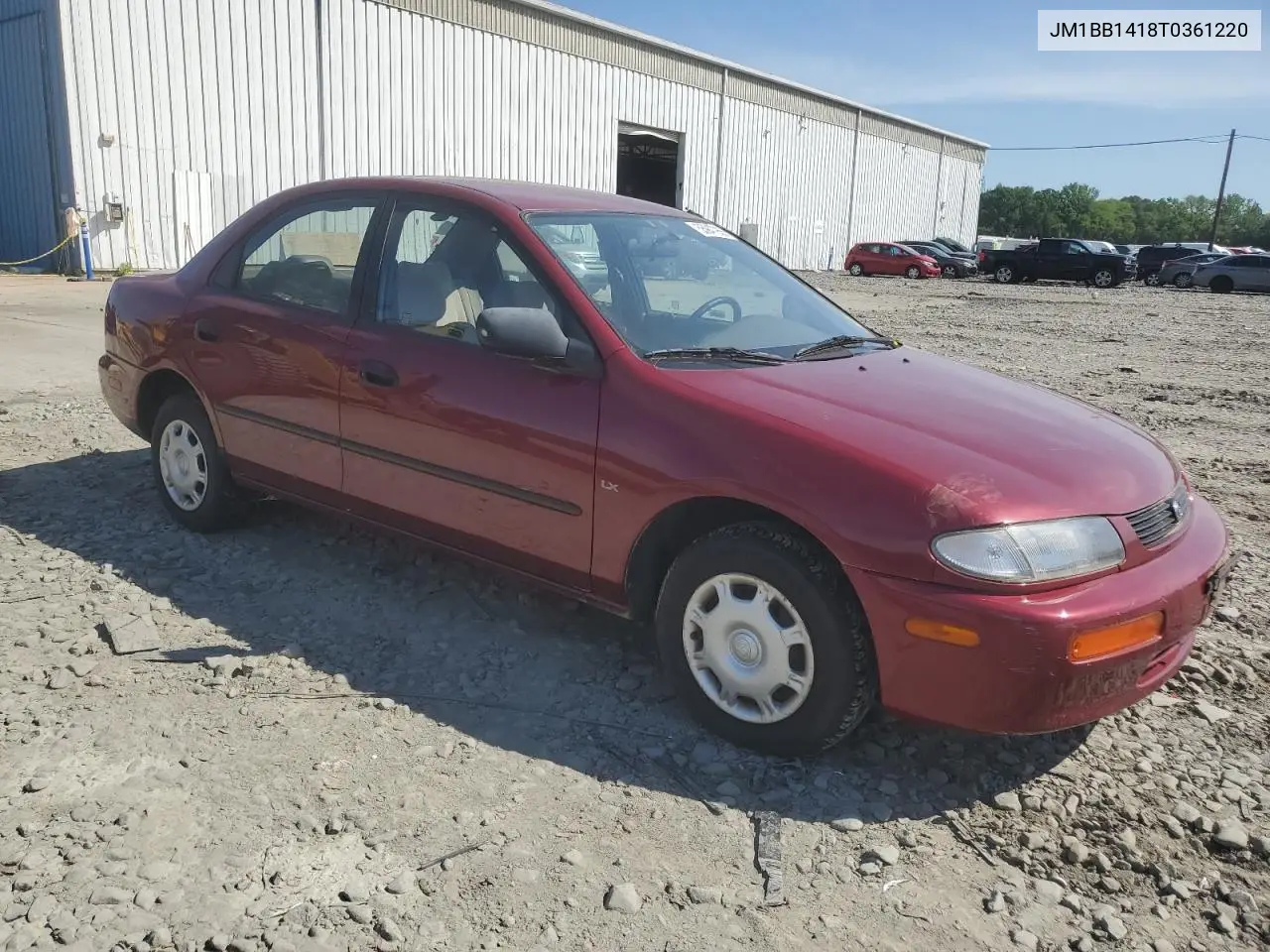 1996 Mazda Protege Dx VIN: JM1BB1418T0361220 Lot: 55947955