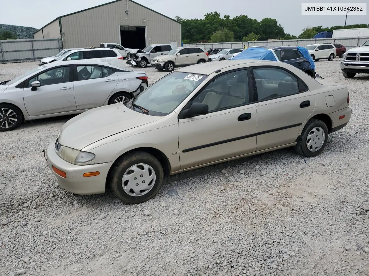 1996 Mazda Protege Dx VIN: JM1BB141XT0342362 Lot: 59976775
