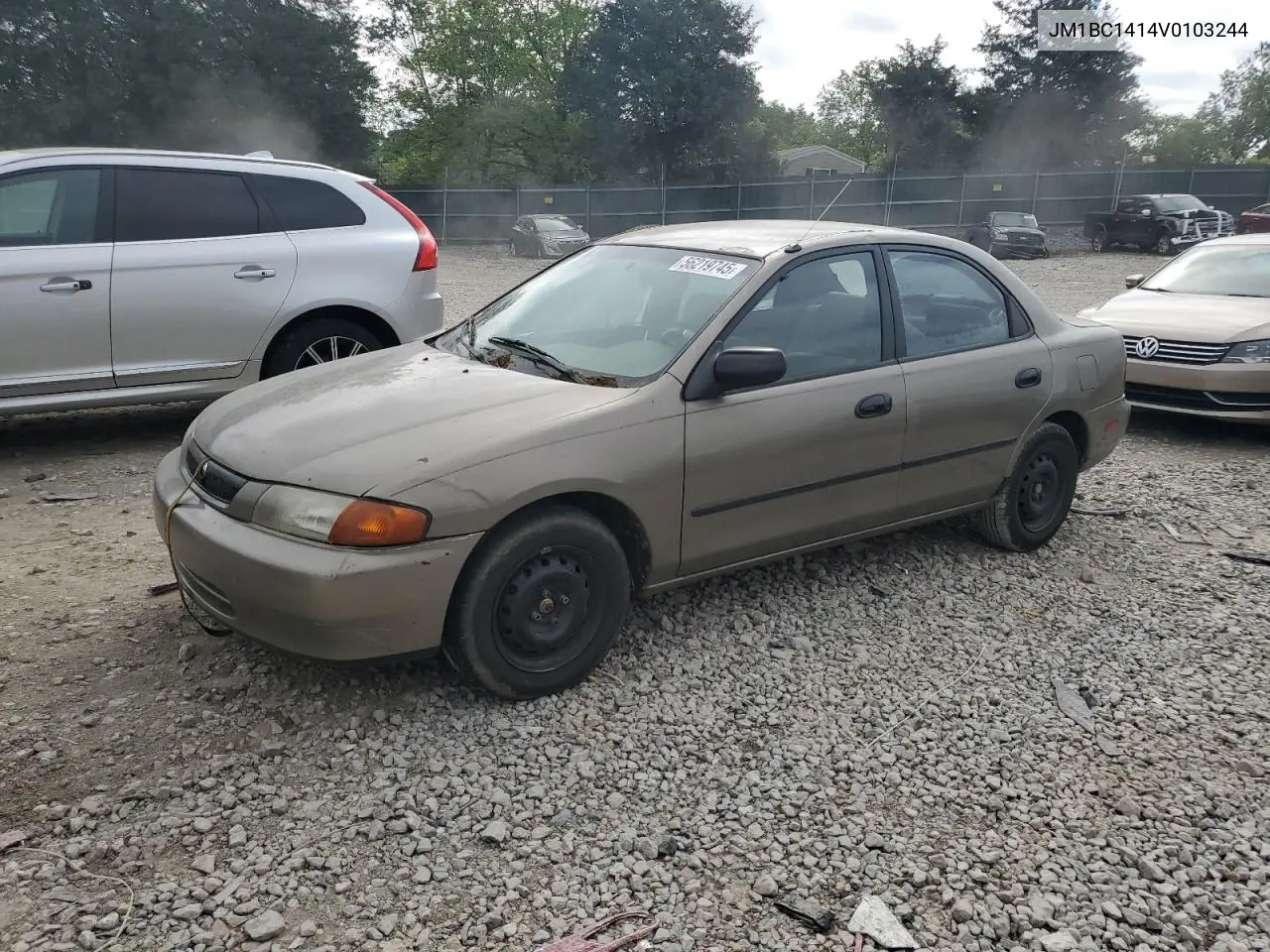 1997 Mazda Protege Dx VIN: JM1BC1414V0103244 Lot: 56219745