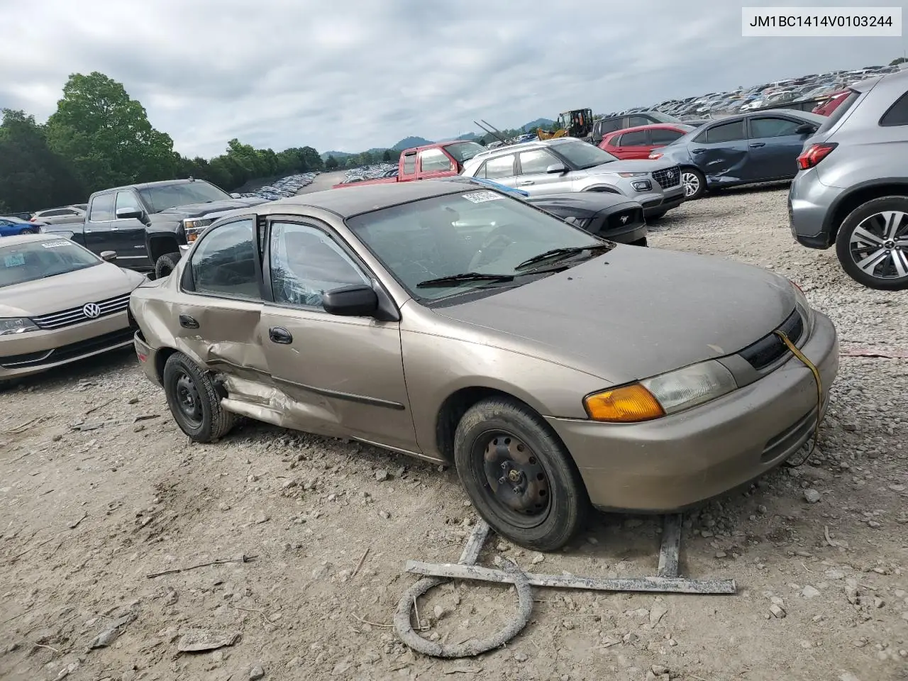 1997 Mazda Protege Dx VIN: JM1BC1414V0103244 Lot: 56219745