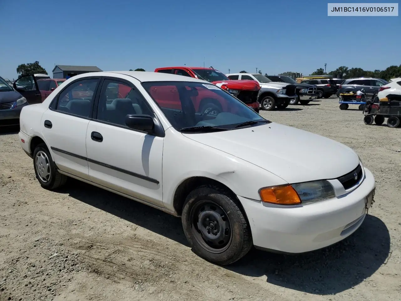 1997 Mazda Protege Dx VIN: JM1BC1416V0106517 Lot: 60680335