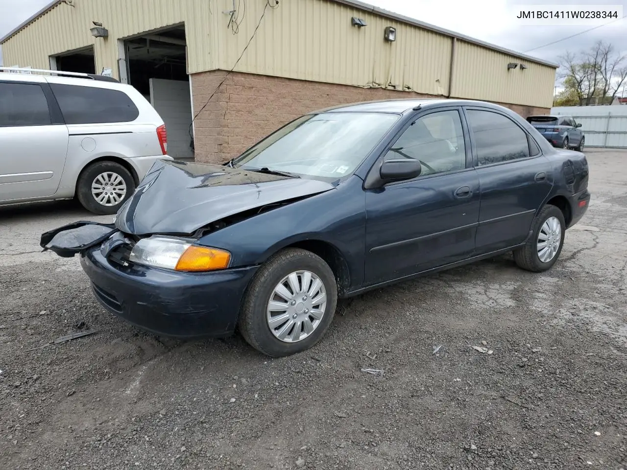 1998 Mazda Protege Dx VIN: JM1BC1411W0238344 Lot: 53330465