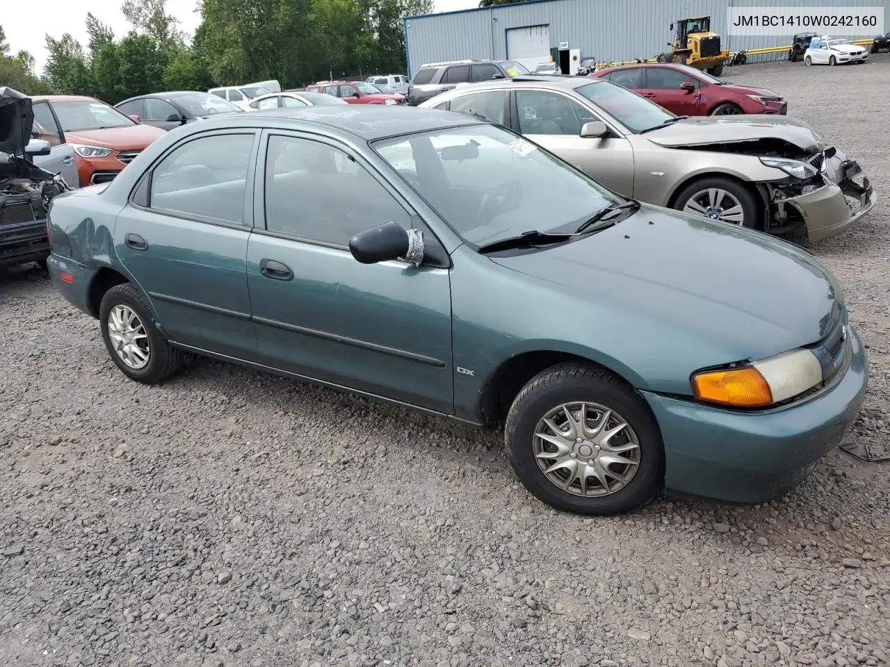 1998 Mazda Protege Dx VIN: JM1BC1410W0242160 Lot: 62419175
